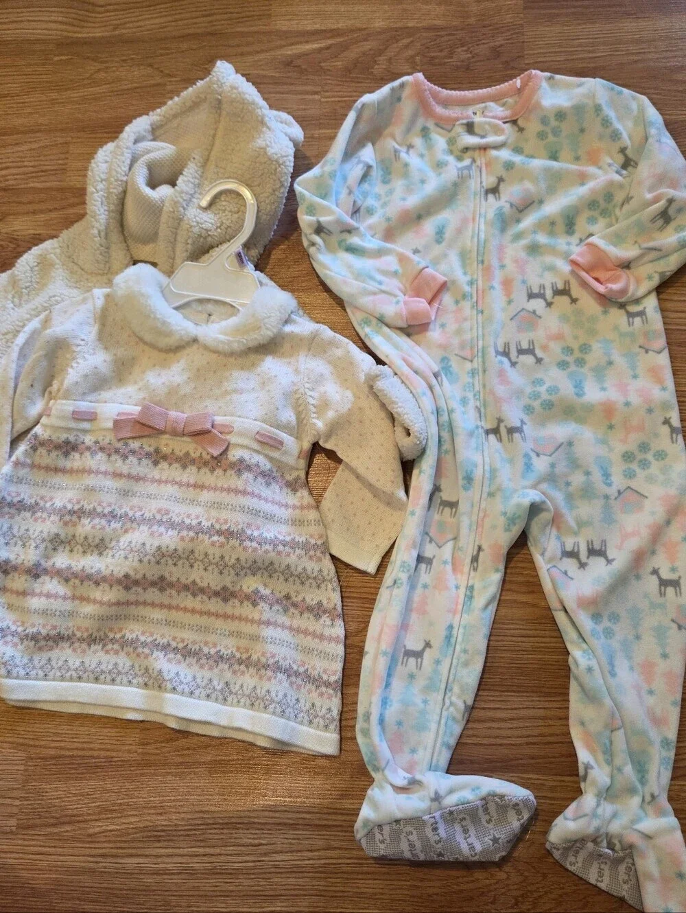 24 Months Girl Bundle 3pc Carter's PJ, Hoodie  Blueberi Boulevard Dress New